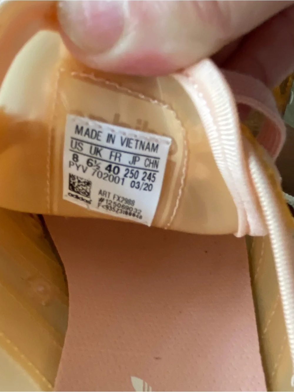 NWT! Adidas SUPERSTAR Gazelle Shell-Toe Campus Jelly Peach Platform Shoes NEW!!